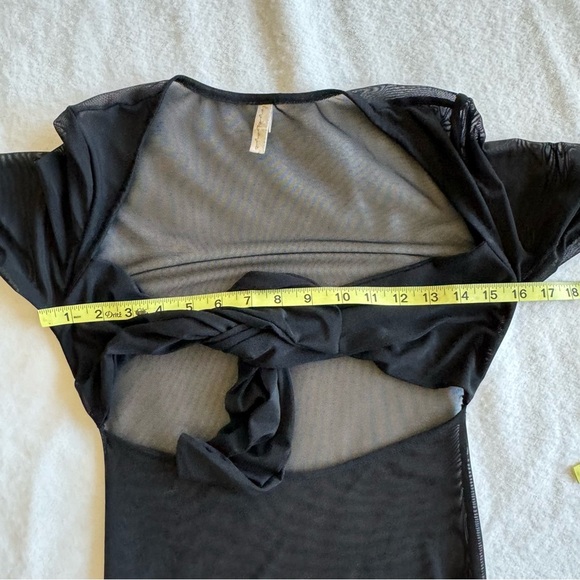 Lovewave Revolve Mesh Dress Coverup Side Slit Black Size XS - Picture 6 of 9